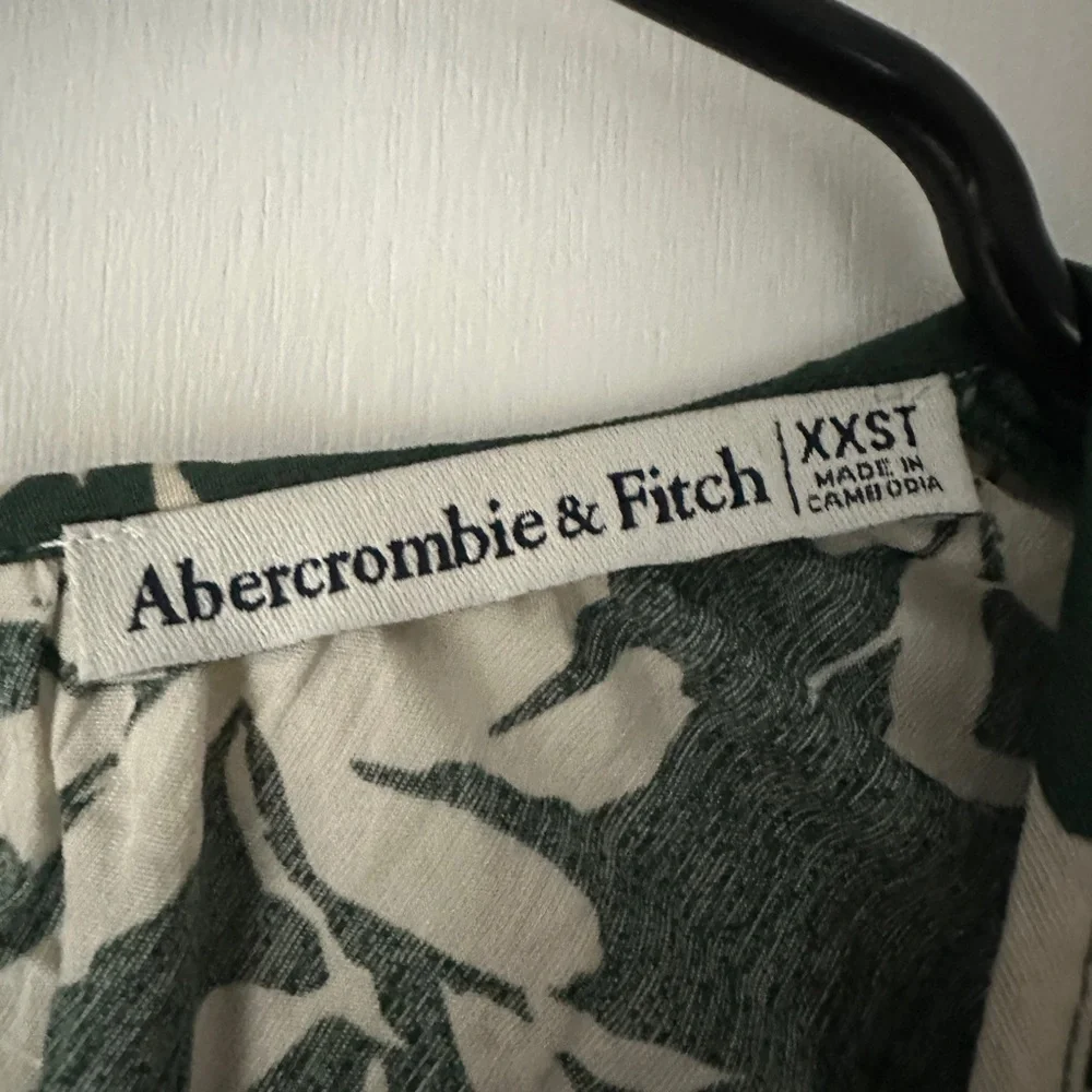 A&F Long-Sleeve Plunge Cutout Maxi Dress